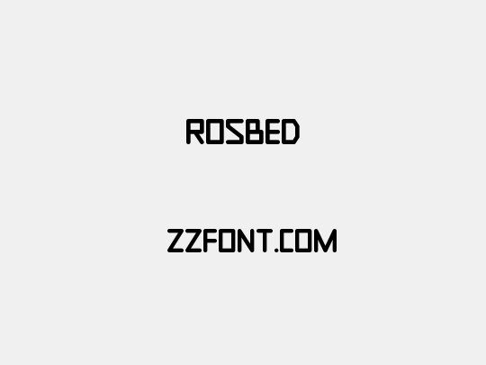 Rosbed