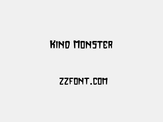 Kind Monster