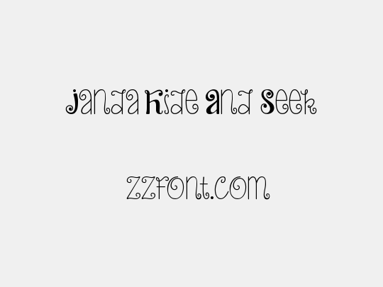 Janda Hide And Seek