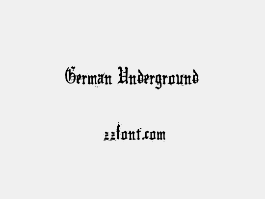 German Underground
