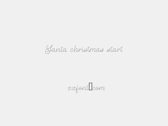 Santa christmas start