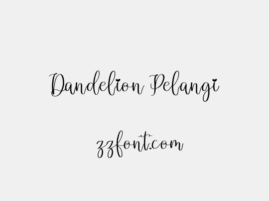 Dandelion Pelangi