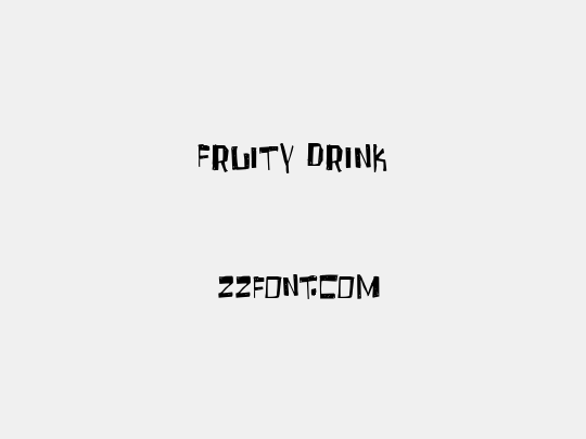 Fruity Drink