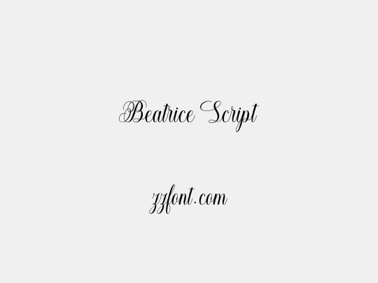 Beatrice Script