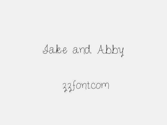 Jake and Abby