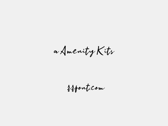 a Amenity Kits