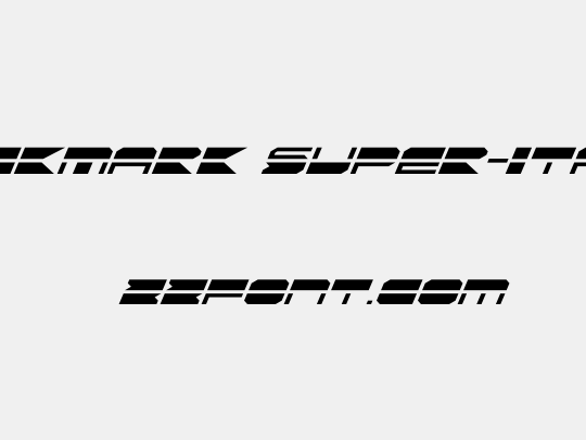 QuickMark Super-Italic