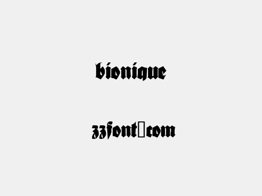 Bionique