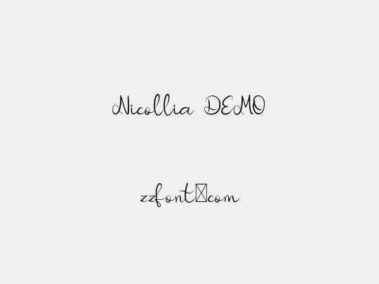 Nicollia DEMO