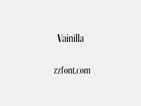 Vainilla
