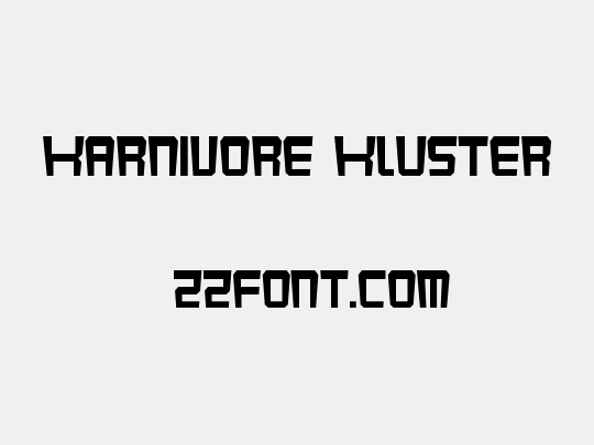 Karnivore Kluster