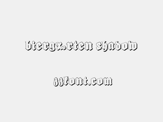 Bierg‰rten Shadow