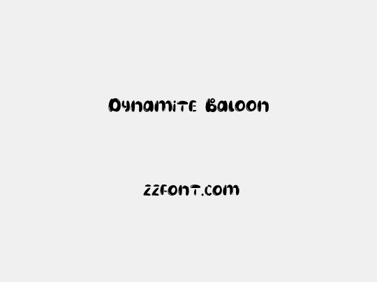 Dynamite Baloon