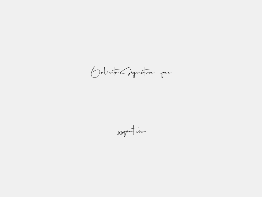 Galinta Signature - free