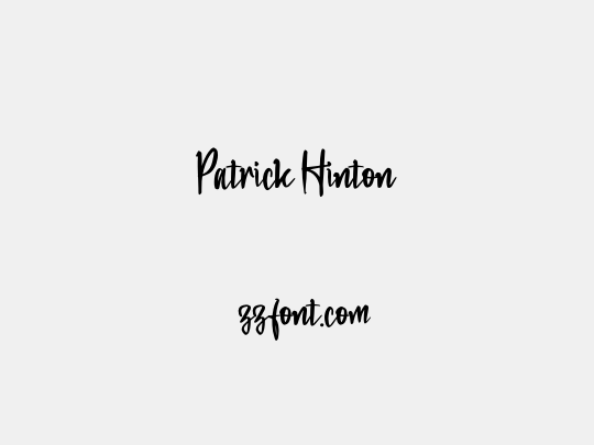 Patrick Hinton