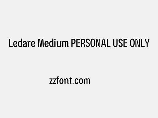 Ledare Medium PERSONAL USE ONLY