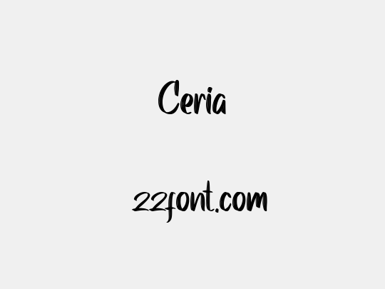 Ceria