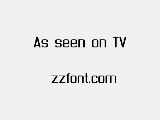 As seen on TV