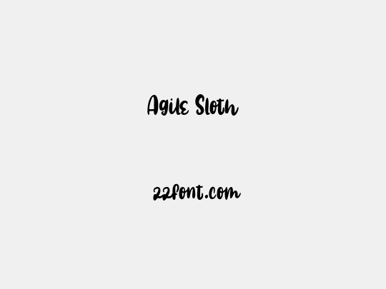 Agile Sloth
