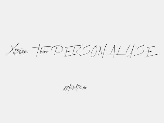 Xtreem Thin PERSONAL USE