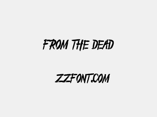From_the_Dead
