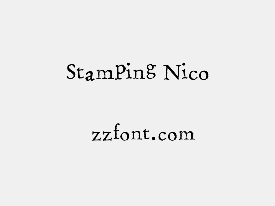 Stamping Nico