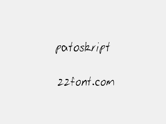 patoskript