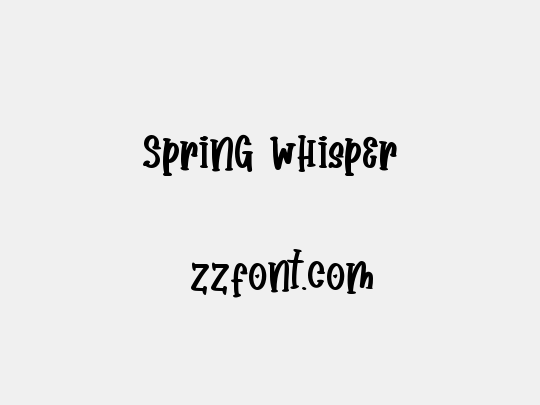 Spring Whisper