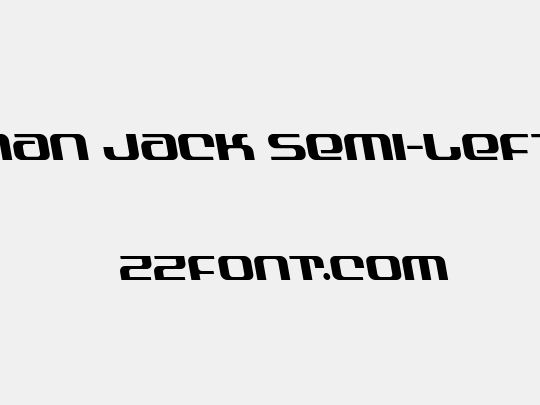 Yeoman Jack Semi-Leftalic