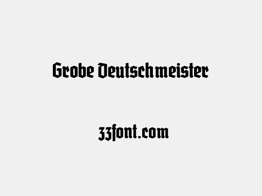 Grobe Deutschmeister