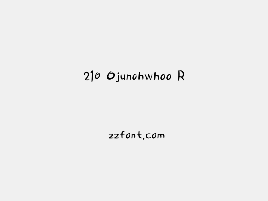 210 Ojunohwhoo R