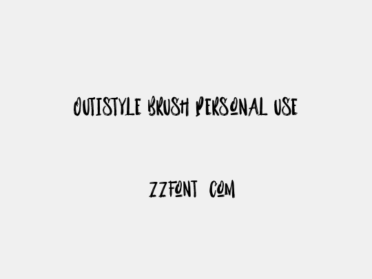 Outistyle Brush Personal Use