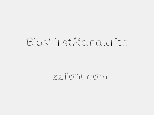 BibsFirstHandwrite