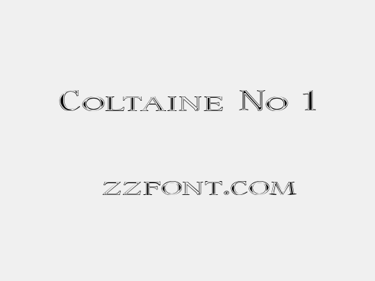 Coltaine No 1