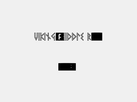 VIKING, MIDDLE Runes