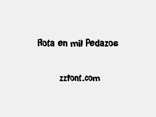 Rota en mil Pedazos