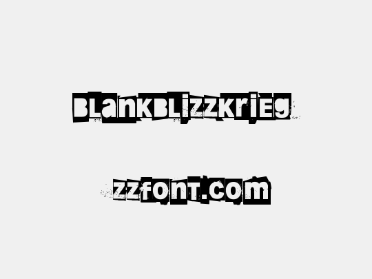 Blankblizzkrieg
