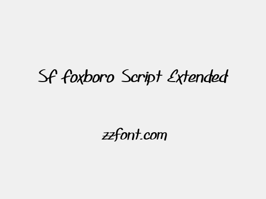 SF Foxboro Script Extended