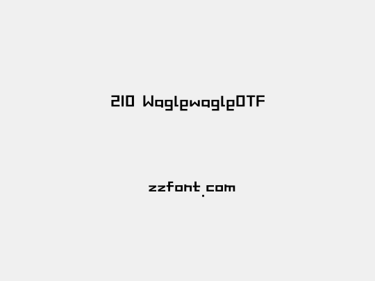 210 WaglewagleOTF