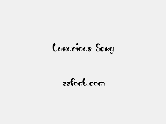 Luxurious Sexy