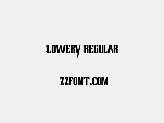 Lowery Regular