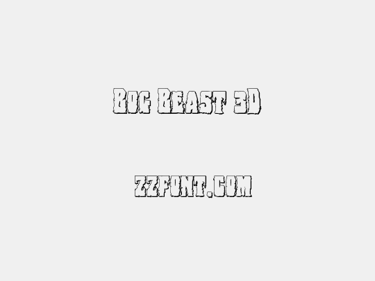 Bog Beast 3D