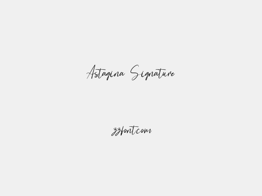 Astagina Signature