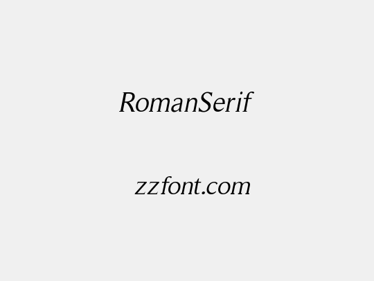 RomanSerif