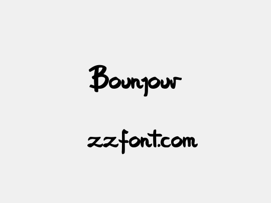 Bounjour