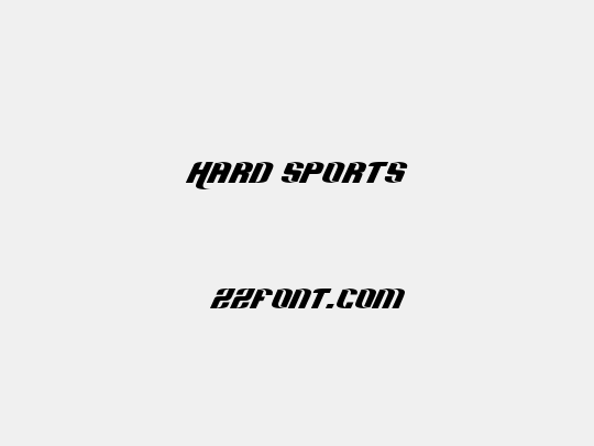 Hard Sports