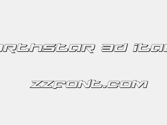 Northstar 3D Italic