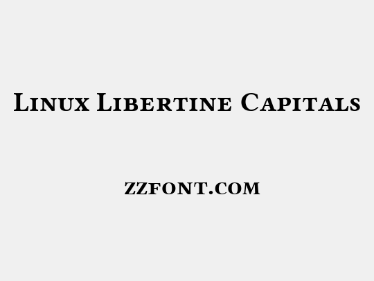 Linux Libertine Capitals