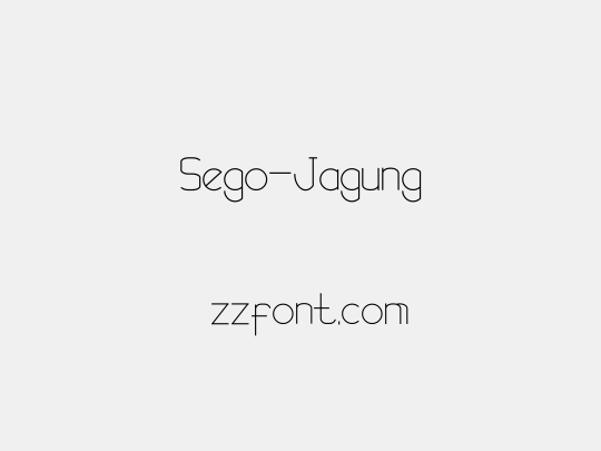 Sego-Jagung