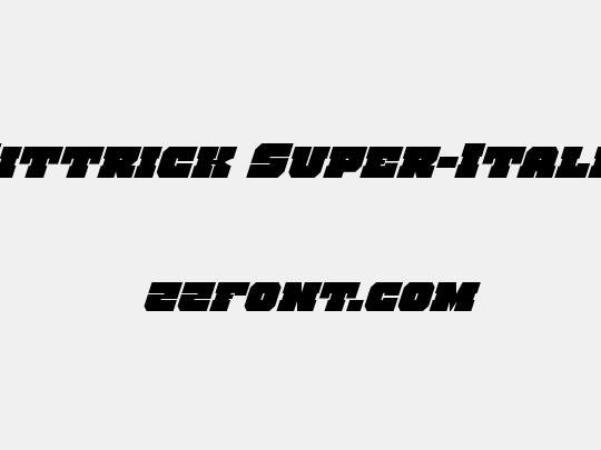 Kittrick Super-Italic